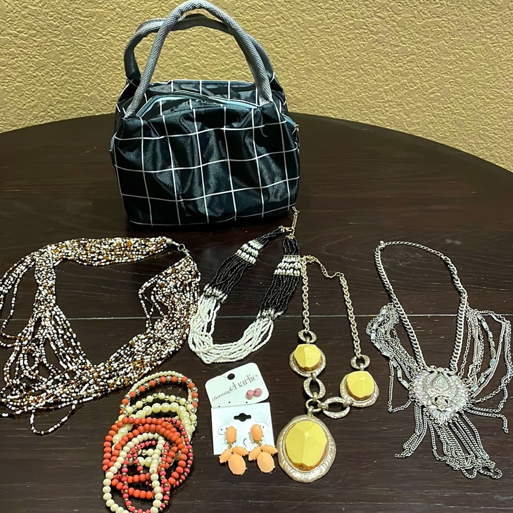 Costume Jewelry!  Bracelets Earrings etc ! Bag included